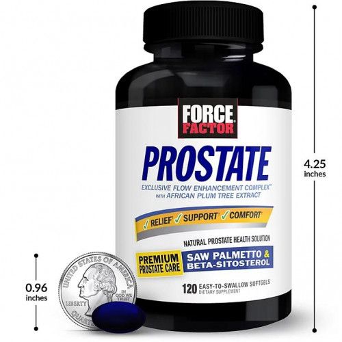 Force Factor Suplemento de Suporte de Próstata - Force Factor (120 caps)