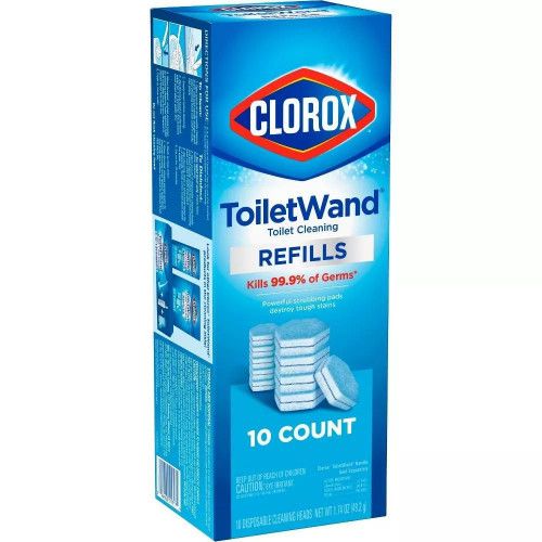 Refil Clorox ToiletWand Desinfetantes Descartáveis - Clorox (10 un)