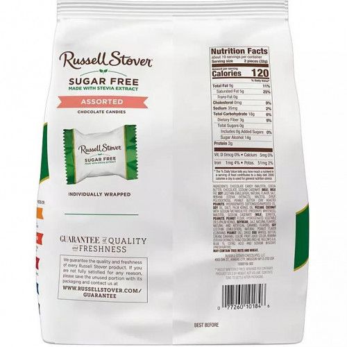 Chocolates Sortidos Sem Açúcar Russell Stover - Russell Stover (602g)