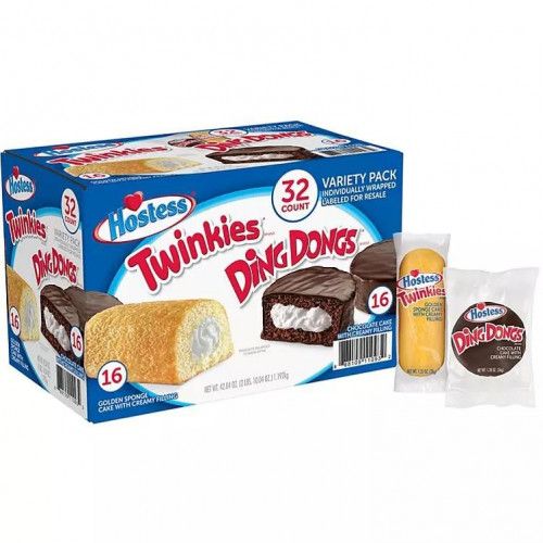 Bolinhos Hostess Twinkies And Ding Dongs - Hostess (1.19kg)