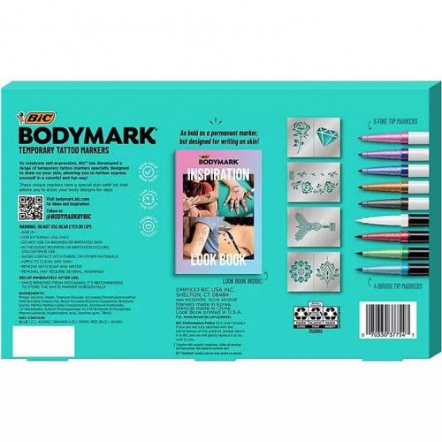 Kit de Tatuagem Temporária BIC BodyMark - BIC
