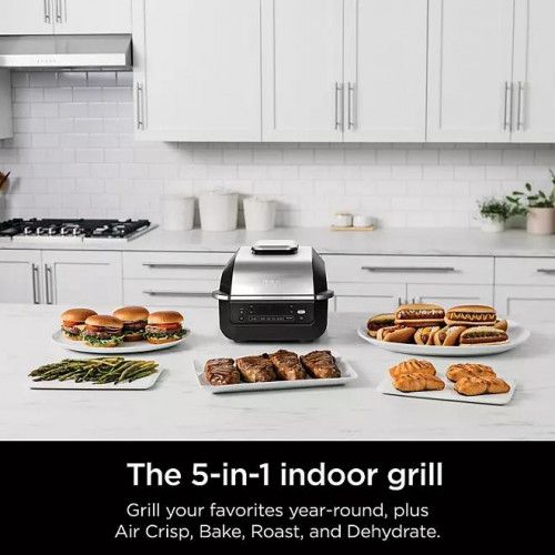 Ninja Foodi Smart 5-in-1 Indoor Grill & Air Fryer with Built in Thermometer - Ninja