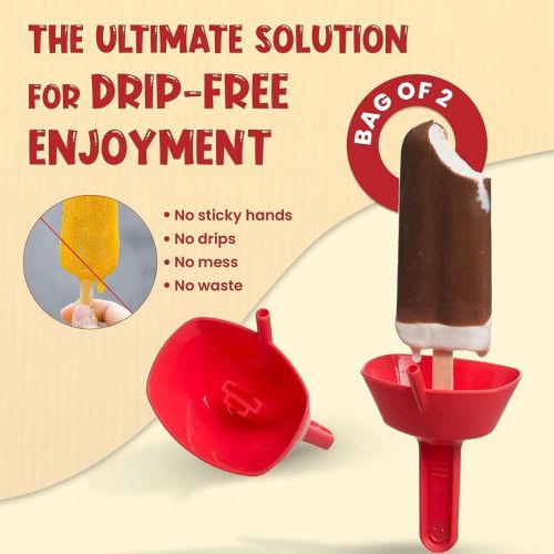 Pop No Drop Popsicle Holder - Suporte para Picolé - Kit 2 unidades