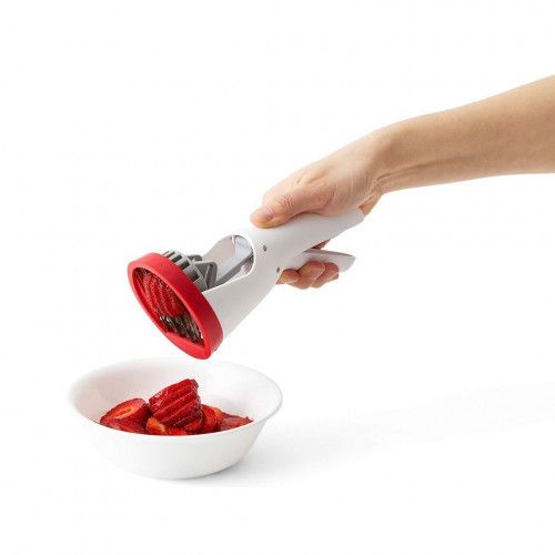 Chef'n Hand-Held Slicer Strawberry Slicester - Fatiador de Alimentos
