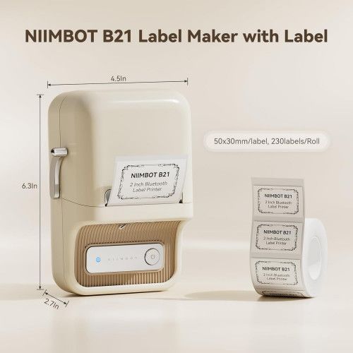 Impressora de Etiquetas Bluetooth Portátil- Marca NIIMBOT