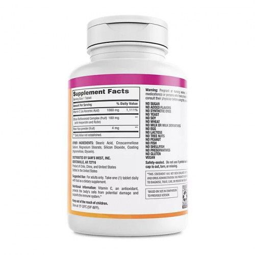 Suplemento Vitamínico Vitamina C- Marca Member's Mark (500 tabletes)