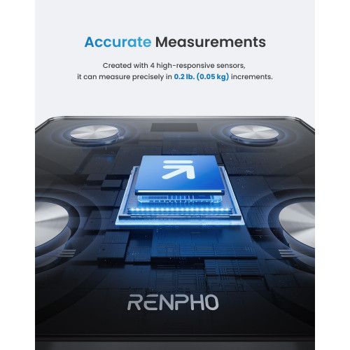 Balança Digital Inteligente para Peso Corporal com Bluetooth- Marca Renpho