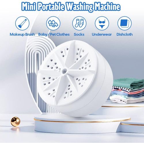Mini Máquina de Lavar Portátil- Marca FFDDY- Recarregável