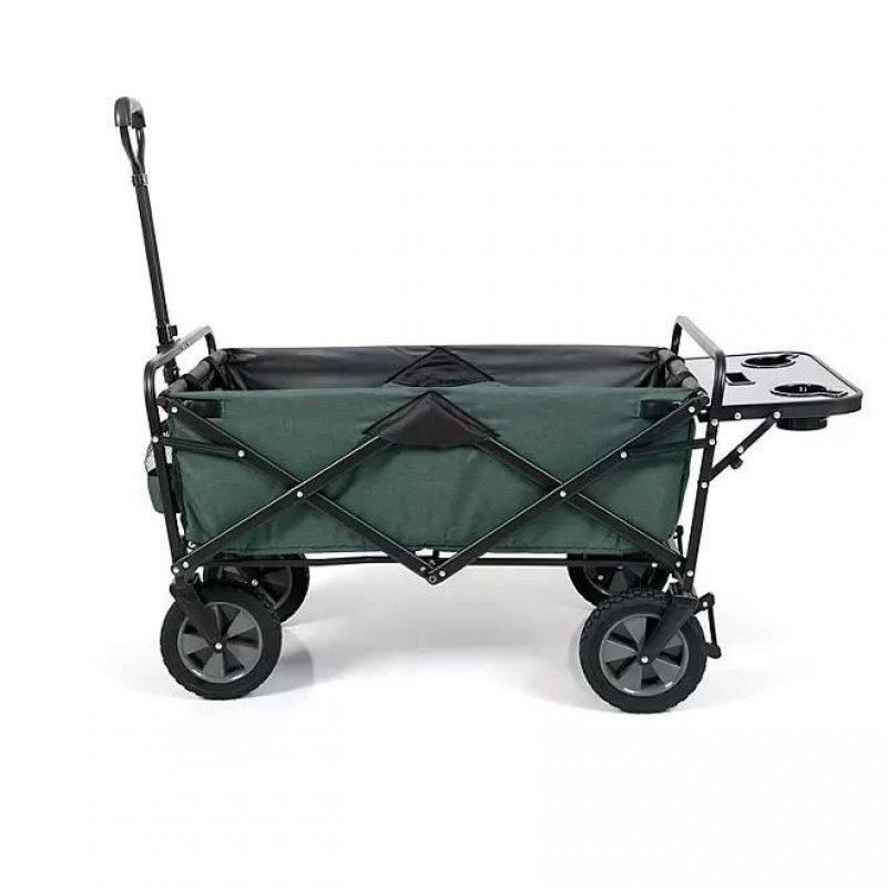 Folding Wagon with Table, Green - Macwagon